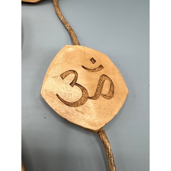 Faith Hanging Plaque Inspirational Text Symbol Hebrew Sanskrit Psalms 27" Long - Picture 12 of 14